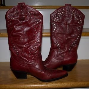Reba Red Boots